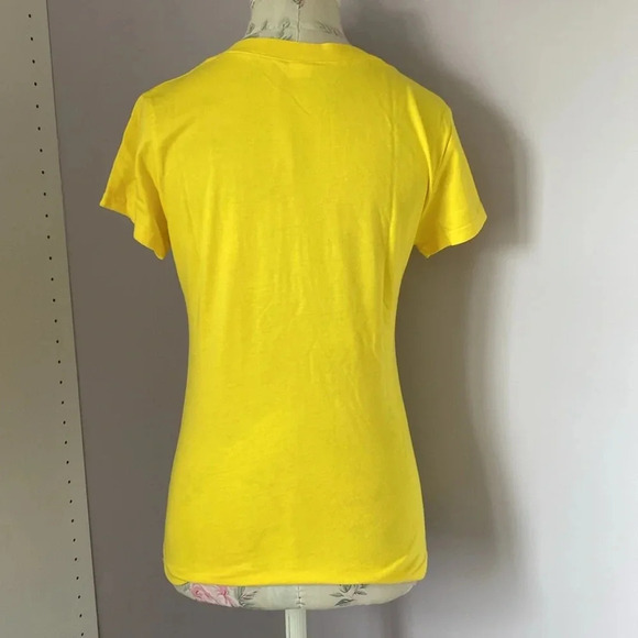 Yamamay short sleeve yellow summer time shirt size L - Picture 7 of 9